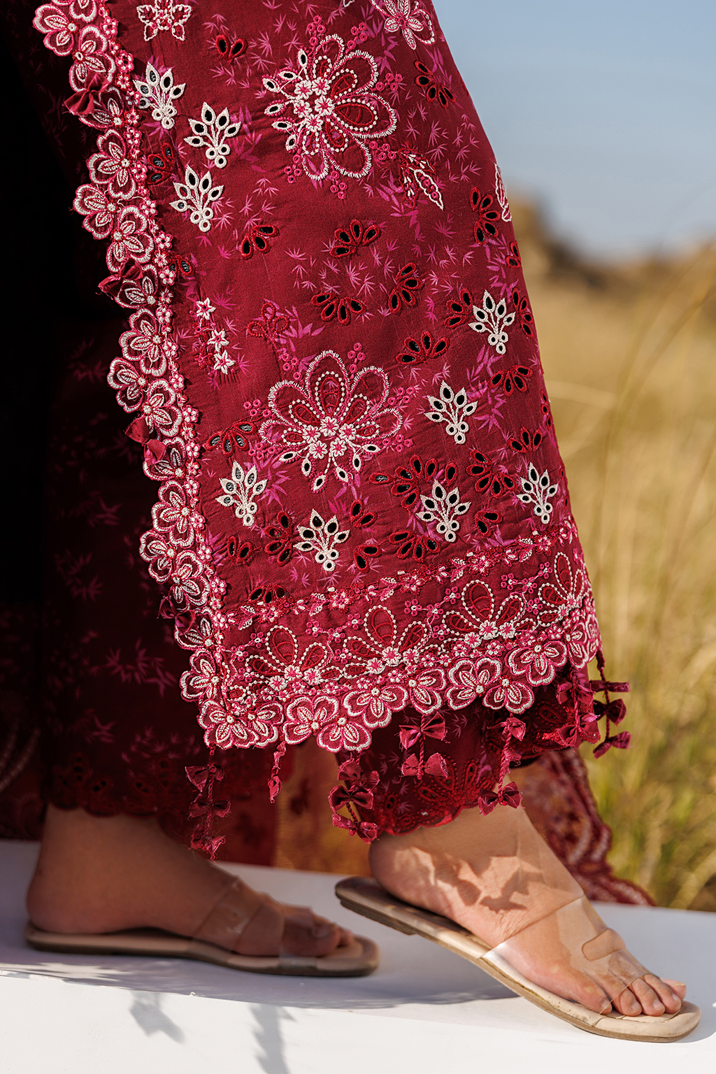 Best Radiant Rose Printed Embroidered Lawn Suit 