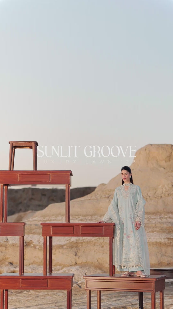 Buy Morning Dew Printed Embroidered Lawn suit