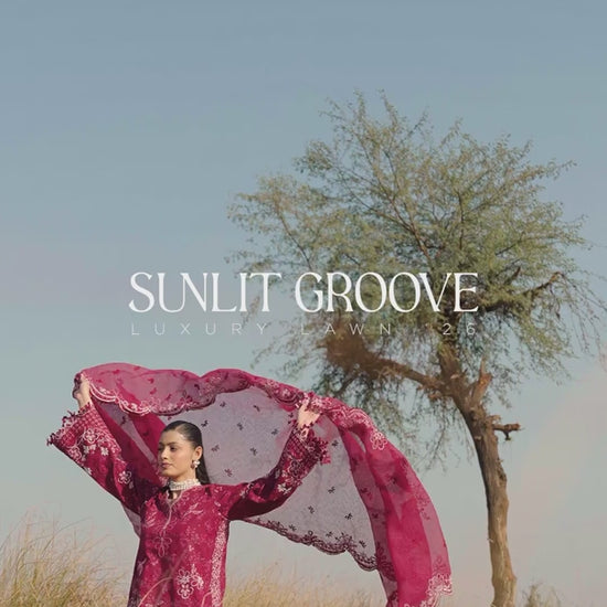 Best Radiant Rose Printed Embroidered Lawn Suit 