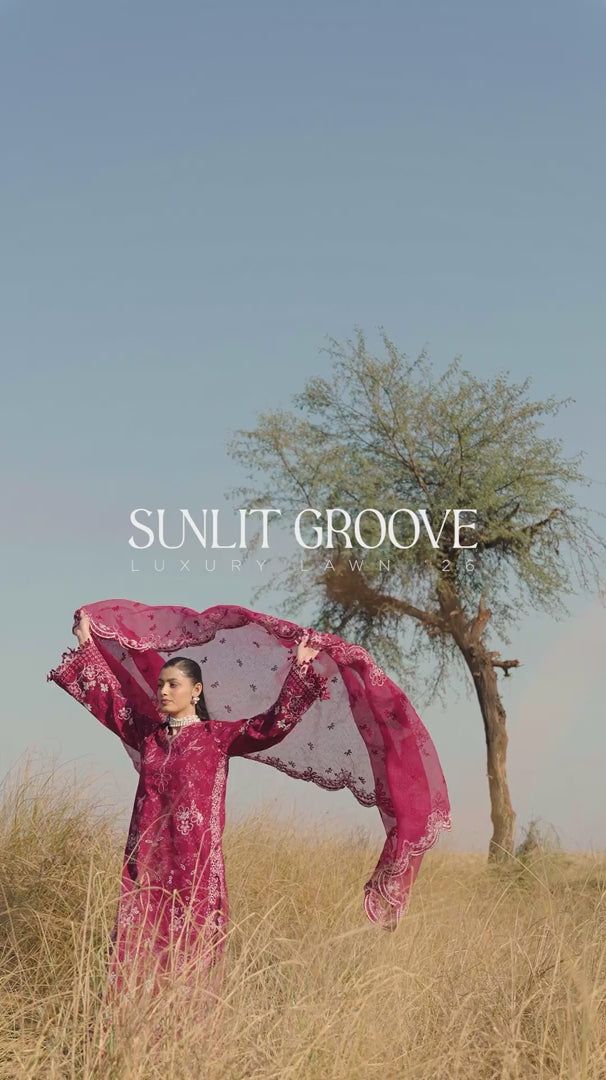 Best Radiant Rose Printed Embroidered Lawn Suit 